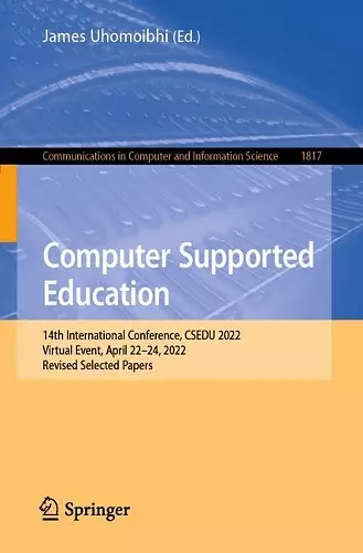 Computer Supported Education cover