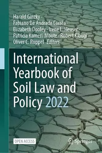 International Yearbook of Soil Law and Policy 2022 cover