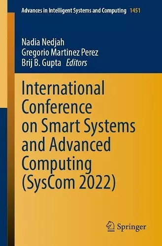 International Conference on Smart Systems and Advanced Computing (SysCom 2022) cover
