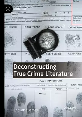 Deconstructing True Crime Literature cover