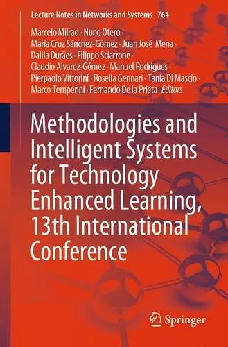 Methodologies and Intelligent Systems for Technology Enhanced Learning, 13th International Conference cover