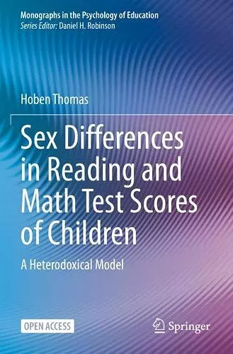 Sex Differences in Reading and Math Test Scores of Children cover