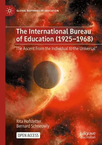 The International Bureau of Education (1925-1968) cover