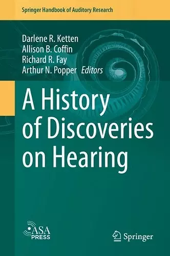 A History of Discoveries on Hearing cover