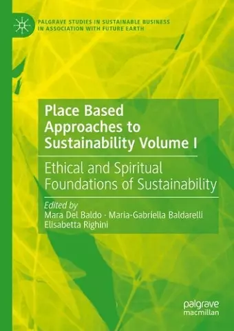 Place Based Approaches to Sustainability Volume I cover