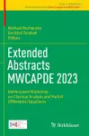 Extended Abstracts MWCAPDE 2023 cover