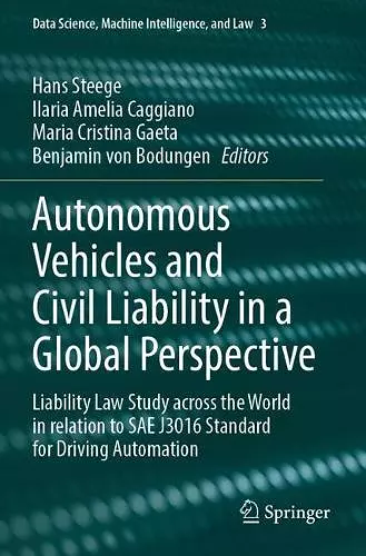 Autonomous Vehicles and Civil Liability in a Global Perspective cover
