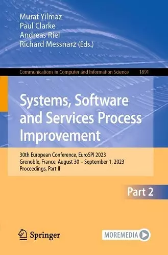 Systems, Software and Services Process Improvement cover