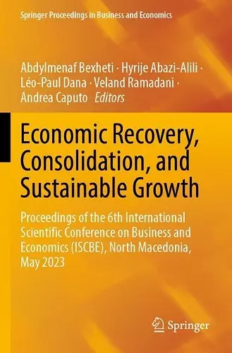 Economic Recovery, Consolidation, and Sustainable Growth cover