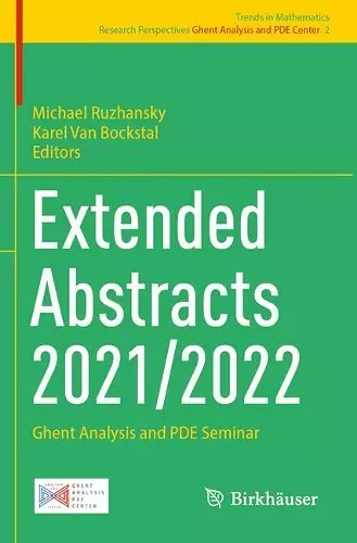 Extended Abstracts 2021/2022 cover