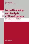 Formal Modeling and Analysis of Timed Systems cover