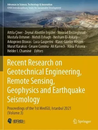Recent Research on Geotechnical Engineering, Remote Sensing, Geophysics and Earthquake Seismology cover