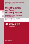 Reliability, Safety, and Security of Railway Systems. Modelling, Analysis, Verification, and Certification cover