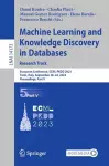 Machine Learning and Knowledge Discovery in Databases: Research Track cover