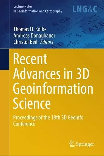 Recent Advances in 3D Geoinformation Science cover