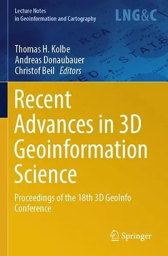 Recent Advances in 3D Geoinformation Science cover