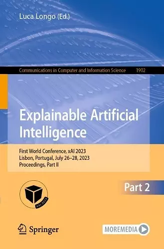 Explainable Artificial Intelligence cover