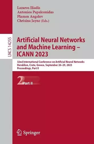 Artificial Neural Networks and Machine Learning – ICANN 2023 cover