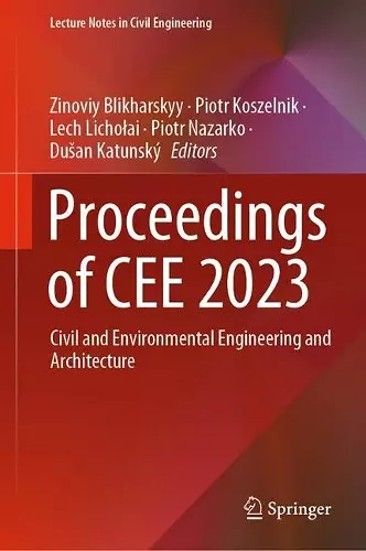 Proceedings of CEE 2023 cover