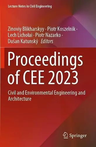 Proceedings of CEE 2023 cover