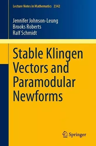 Stable Klingen Vectors and Paramodular Newforms cover