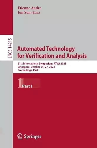 Automated Technology for Verification and Analysis cover