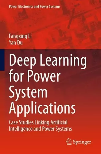 Deep Learning for Power System Applications cover