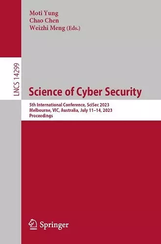 Science of Cyber Security cover