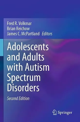 Adolescents and Adults with Autism Spectrum Disorders cover
