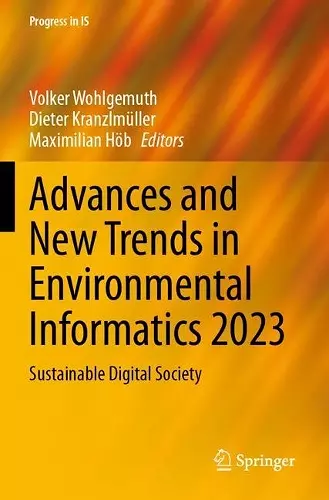 Advances and New Trends in Environmental Informatics 2023 cover