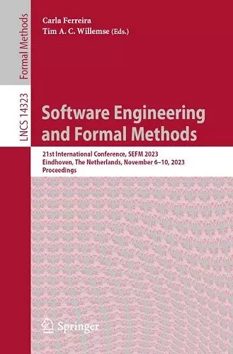 Software Engineering and Formal Methods cover