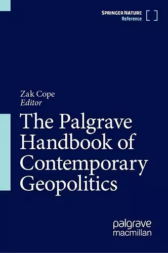 The Palgrave Handbook of Contemporary Geopolitics cover