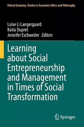 Learning about Social Entrepreneurship and Management in Times of Social Transformation cover