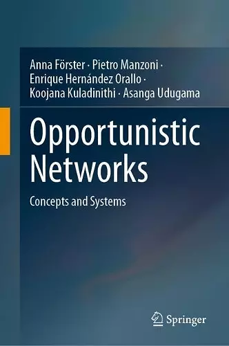 Opportunistic Networks cover