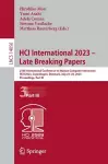 HCI International 2023 – Late Breaking Papers cover