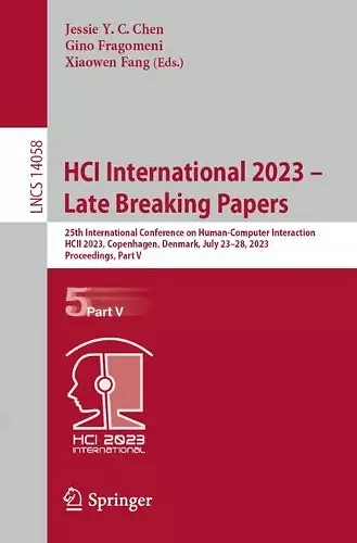 HCI International 2023 – Late Breaking Papers cover