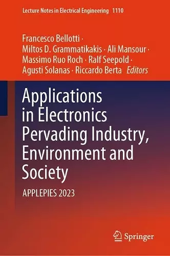 Applications in Electronics Pervading Industry, Environment and Society cover