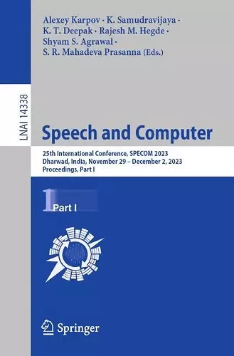 Speech and Computer cover