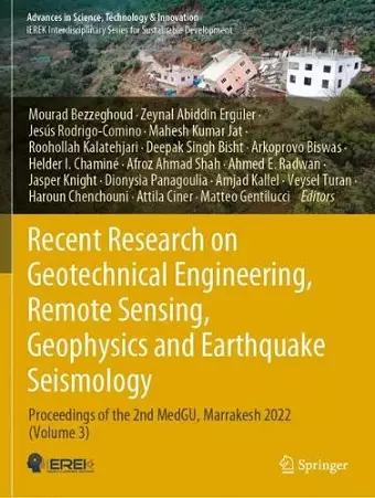 Recent Research on Geotechnical Engineering, Remote Sensing, Geophysics and Earthquake Seismology cover