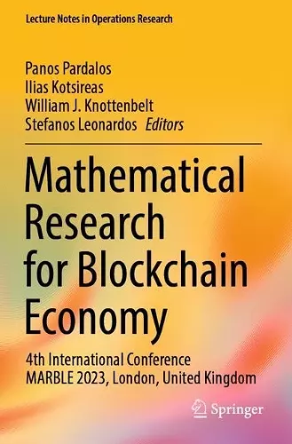 Mathematical Research for Blockchain Economy cover