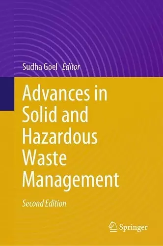 Advances in Solid and Hazardous Waste Management cover