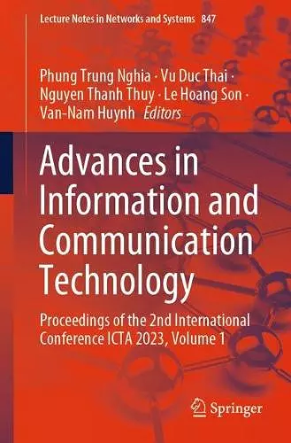 Advances in Information and Communication Technology cover