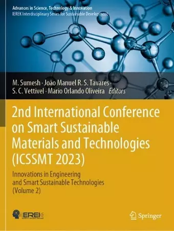 2nd International Conference on Smart Sustainable Materials and Technologies (ICSSMT 2023) cover