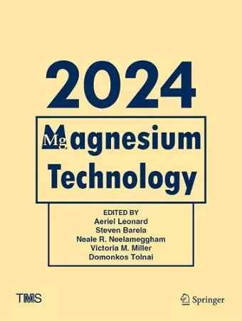 Magnesium Technology 2024 cover