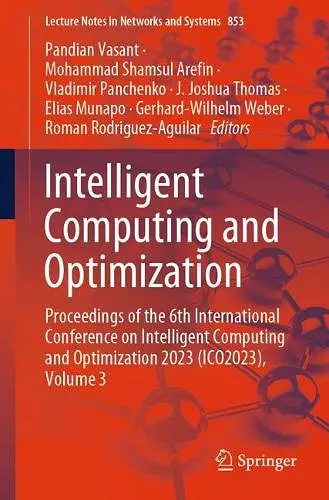 Intelligent Computing and Optimization cover