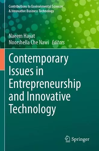 Contemporary Issues in Entrepreneurship and Innovative Technology cover