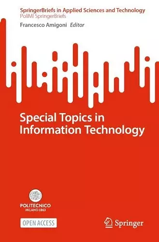 Special Topics in Information Technology cover