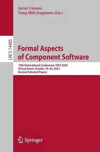 Formal Aspects of Component Software cover