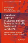 International Conference on Advanced Intelligent Systems for Sustainable Development (AI2SD’2023) cover