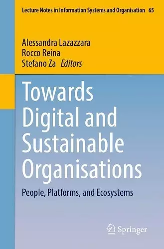 Towards Digital and Sustainable Organisations cover